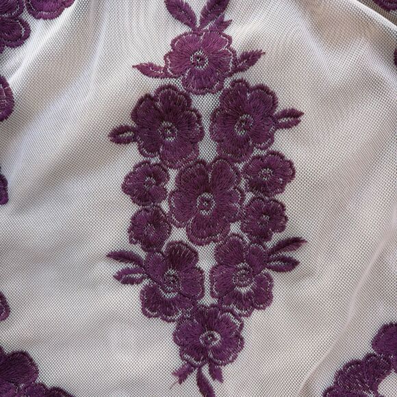 FOR LOVE & LEMONS Size XS Temecula Embroidered Mesh Mini Dress Fairy Whimsigoth - Picture 10 of 11